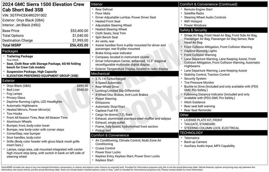 gmc sierra 1500 2024 3GTPHCEK4RG291002 image gmc sierra 1500 2024 3GTPHCEK4RG291002 image